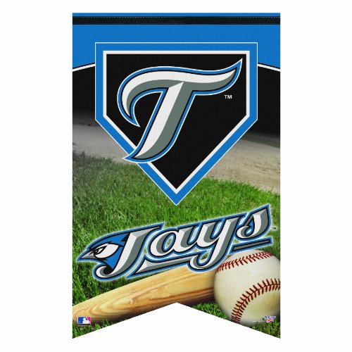 MLB Toronto Blue Jays Premium Felt Banner 17-by-26 inch