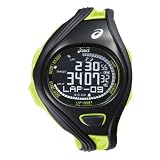 [アシックス　ランニングウォッチ]ASICS RUNNING WATCH AR04スーパー For Challenge Racer BLK/ｸﾞﾘｰﾝ CQAR0406 ユニセックス
