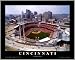 Cincinnati Reds - Great American Ballpark - Lg - Wood Mounted Poster Print