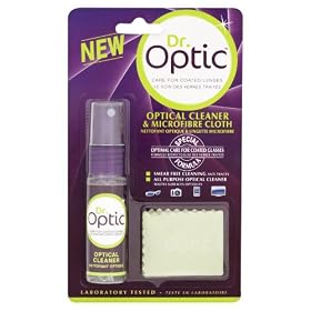 DR Optic - Nettoyant Optique - Spray Nettoyant + Lingette Microfibre