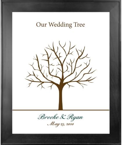 Thumbprint Guest Book Wedding Tree # 1 24x30 for 125-150 guests