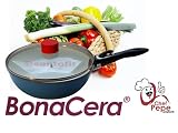 BonaCera BOW3 Wok-Set Keramik-Kochgeschirr-Set