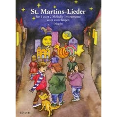 St. Martins-Lieder: 1-2 Melodie-Instrumente (Sopran-Blockfl�ten, Geigen, Fl�ten oder andere Blasinstrumente) oder Gesang; Gitarre ad lib.. Sing- und Spielpartitur.