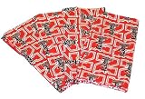 Nebraska Cornhuskers 4 Piece Napkin Set