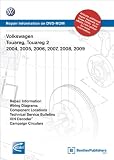 Volkswagen Touareg, Touareg 2 2004, 2005, 2006, 2007, 2008, 2009: Repair Manual on DVD-ROM (Windows 2000/XP)