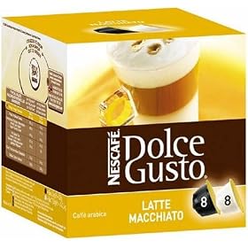 Nescaf� Dolce Gusto Latte Machiato 16 Capsules (Pack  of 3, Total 48 Capsules)