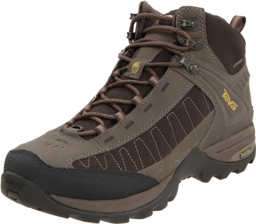 TEVA Herren Forge Pro eVent Trail Laufschuhe, Schwarz/Grau/Rot, 42