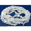 White Chip Glass Beads Jewelry Beading Parts 2 34" Str