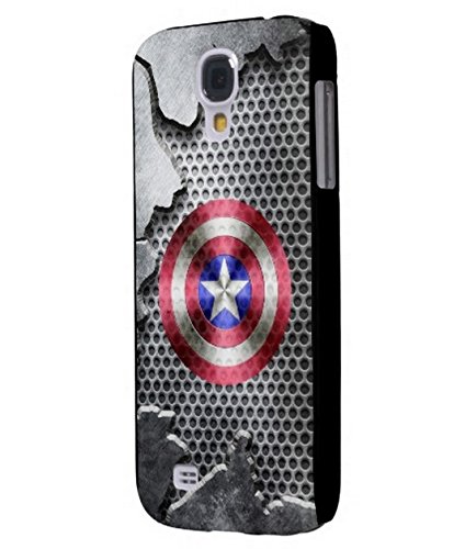 Cute Captain America Samsung Galaxy S4 Case,Durable Plastic Hard Back Cover,[Scratch Resistant] [Impact Resistant] [Drop Protection] Cases Shells