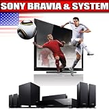 Sony KDL46HX800 46 inch Full HD 240Hz LED HDTV + Sony BDV-E570 Blu-ray Disc Player Home Entertainment System, Black