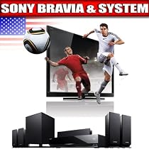 Sony KDL46HX800 46 inch Full HD 240Hz LED HDTV + Sony BDV-E570 Blu-ray Disc Player Home Entertainment System, Black