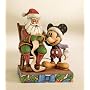Mickey with Santa: Checking it Twice