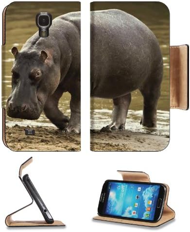 Hippopotamus Beach Water Gray Huge Samsung Galaxy S4 Flip Cover Case with Card Holder Customized Made to Order Support Ready Premium Deluxe Pu Leather 5 inch (140mm) x 3 1/4 inch (80mm) x 9/16 inch (14mm) Liil S IV S 4 Professional Cases Accessories Open Camera Headphone Port I9500 LCD Graphic Background Covers Designed Model Folio Sleeve HD Template Designed Wallpaper Photo Jacket Wifi 16gb 32gb 64gb Luxury Protector Micro SD Wireless Cellphone Cell Phone
