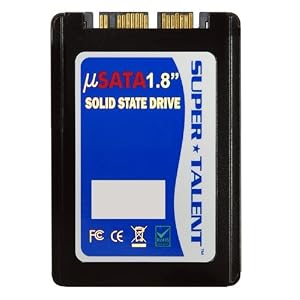 Super Talent 16GB 1.8-Inch SATA2 MasterDrive KX Micro Solid State Drive FUM16GL18H