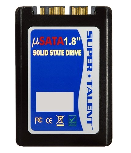 Super Talent 128GB 1.8-Inch SATA2 MasterDrive KX Micro Solid State Drive FUM28GL18H