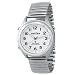 Reizen Atomic Talking Watch - White Face with Black Numbers