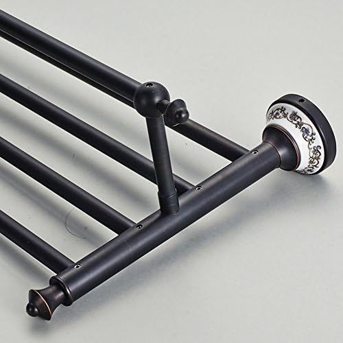 All copper bathroom towel rack antique ceramics/Multilayer toilet towel rack