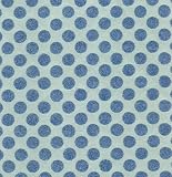 Flocked Velvet Paper- Blue Polka Dots on Light Blue Paper 22x30 Inch Sheet