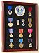 Military Medals, Pins, Patches, Insignia, Ribbons, Flag Display Case Cabinet
