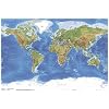 1art1 - 40946 - Poster - Cartes - Carte Physique Du Monde - 91 X 61 cm
