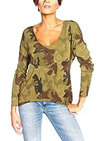 SO Cachemire & Knitwear Camiseta Manga Larga Tal (Caqui)