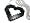 Pixel Heart LMFAO's Pendant w/91CM Silver Cubaanse Chain Black