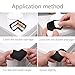 KaLe Baby Anti-Collision Furniture Safety Corner Bumpers - Children Edge & Corner Guards - Spongy Protective Set, With 4 Free Adhesive Tapes Per Pack, 12 Packs, Black Color