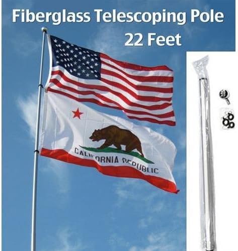 OceanClub 22ft Fiberglass Telescoping Pole FGP22ft