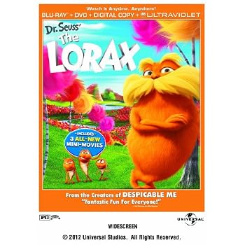 Set A Shopping Price Drop Alert For Dr. Seuss' The Lorax (Blu-ray + DVD + Digital Copy + UltraViolet)