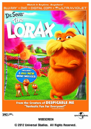 Cover art for  Dr. Seuss' The Lorax (Blu-ray + DVD + Digital Copy + UltraViolet)