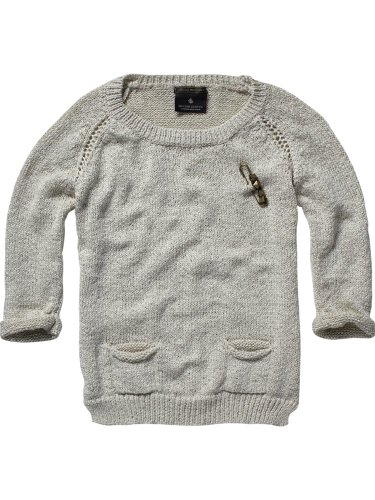 Maison Scotch Damen Top 12210260766 - boxy fit crew neck in special yarn, Gr. 38 (M/size 2 Preisvergleich