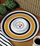 Memory NFL-PST-304 14 Inch Melamine Chip and Dip-Steelers