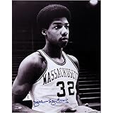 Julius Erving Massachusetts Minutemen 16x20 Autographed Black and White Photograph