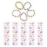 Multibuy 5 Butterfly Bracelets & 5 Butterfly Bookmarks