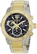 Invicta Men's 0761 Reserve Collection Chronograph 18k Gold-Plated and Silver-Tone Stainless Steel Watch from Invicta