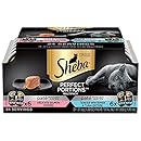 Sheba Wet Cat Food Tray - Seafood Pate Multipack (24 Twin Packs)