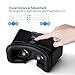 Habor 3D VR Virtual Reality Headset for Smartphones for 3D Movies/Games (Black)