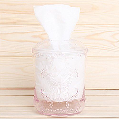 HuntHawk Vintage Style Tissue Paper Roll Holder in Crystal Clear