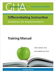 Differentiated Instruction Guidelines for Implementation: Training Manuals 1-8