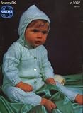 Sirdar Knitting Pattern 3397 : Baby All-in-one Pram Set (16-20in) (Sirdar Snuggly DK)
