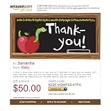 Amazon Gift Card - E-mail - Thank You, Teacher