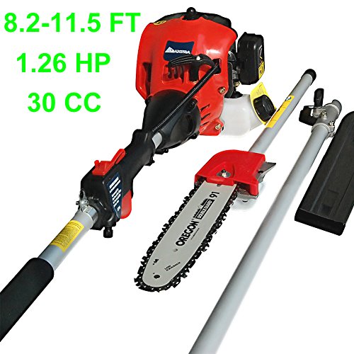 '30CC 11.5FT to 8.2FT Adjustable length 1.26HP 950W Gas Pole Saw