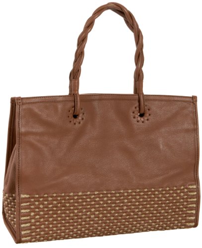Jack Rogers Marseilles Classic Tote,Cognac,One Size