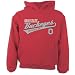 Ohio State Buckeyes NCAA Red Slant Logo Youth Hoodie Jacket