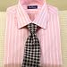 Herringbone Stripe Dress Shirt
