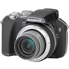 Olympus SP-550 Ultra Zoom Digital Camera - Anthracite (7.1MP, 18x Optical Zoom) 2.5" LCD