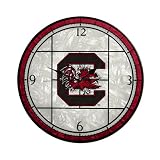 South Carolina 12" Art Glass Clock