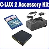 Leica C-LUX 2 Digital Camera Accessory Kit includes: SDCGAS008 Battery, KSD ....