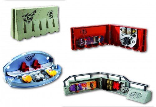 X Games Etnies Fingerboard + Shoes + Handrail Grind Case Set by Mattel