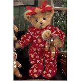 Ginny Gingerbread 14" Gingerbread Scented Christmas Dressed Stuffed Teddy Bear by Bearington